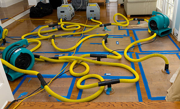 Professional Crawl Space Water Removal technician working in Manville, RI